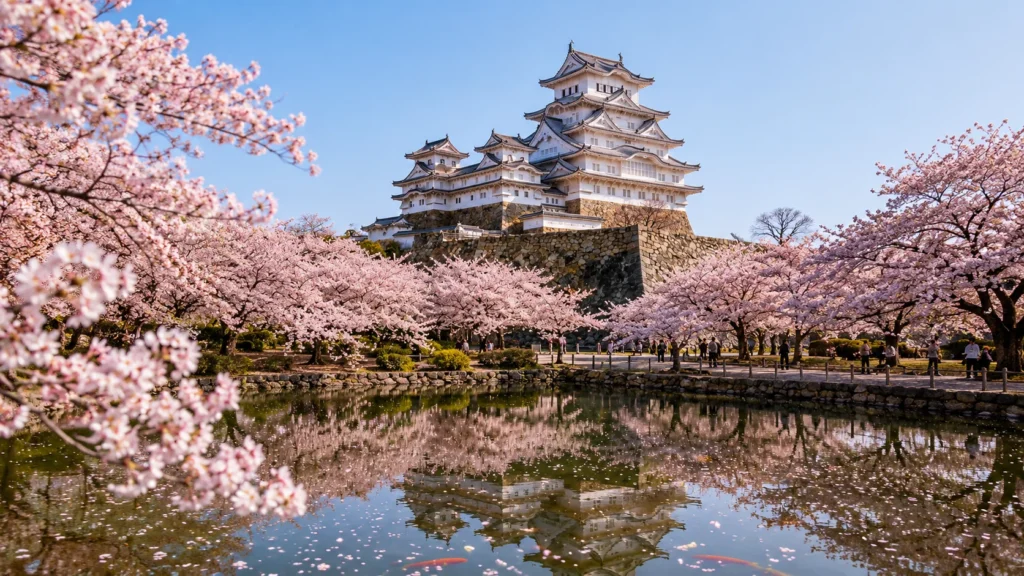 Himeji Castle during Japan During Cherry Blossom Season